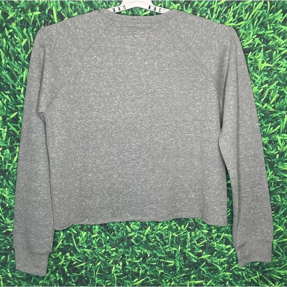 Clemson Tigers CU Sweatshirt Women’s XL Crop Gray Sweatshirt Fleece Lined - Picture 2 of 4